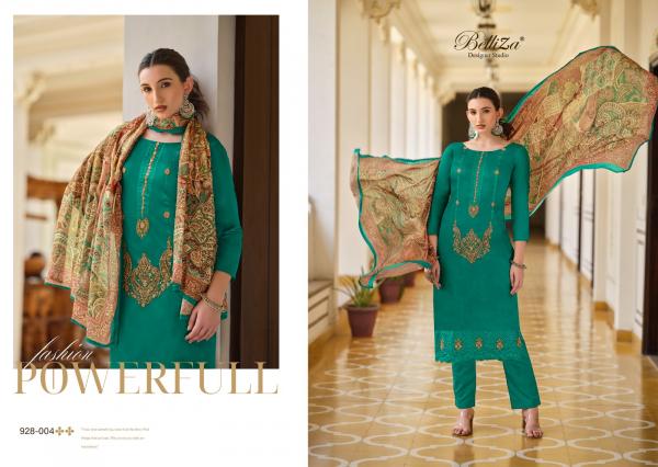 Belliza Jashn E Ishq Vol 9 Cotton Embroidered Dress Material